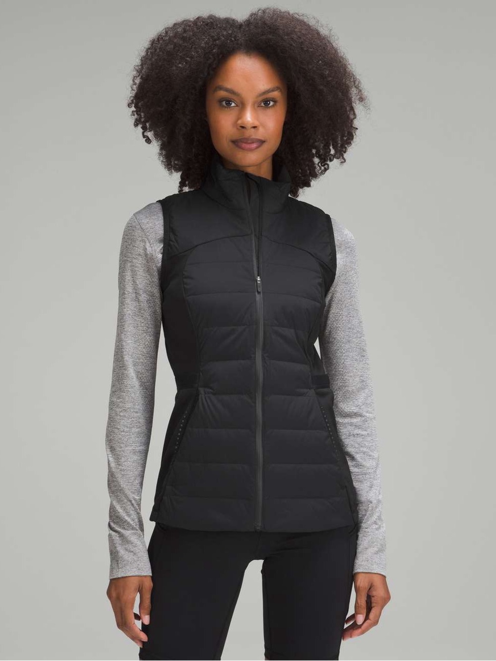 Lululemon Logo Added Down for It All Vest
Black Down Filled Size 8 Wind Proof